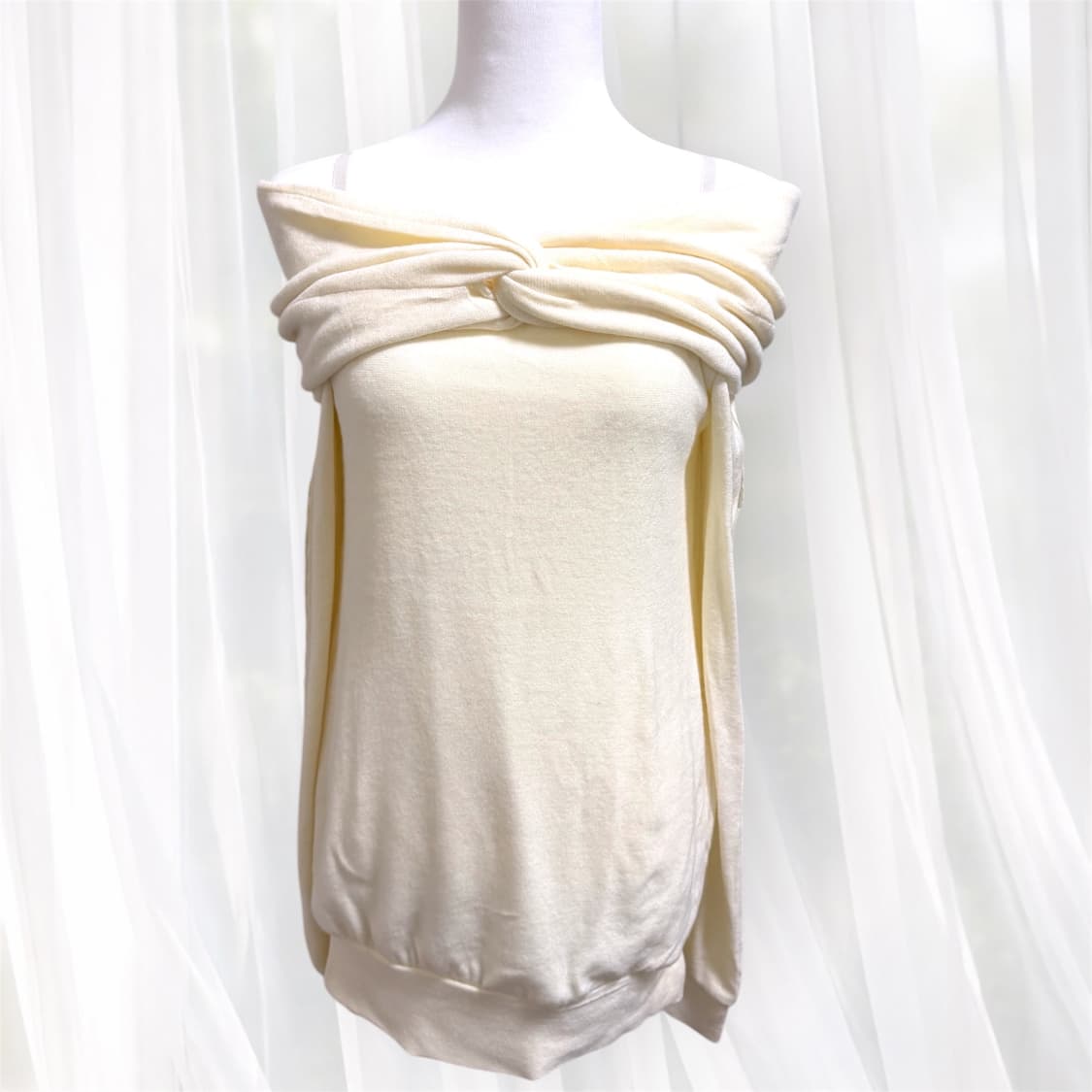 세실맥비 오네갸루 히메갸루 오프숄더 니트 상품이미지3