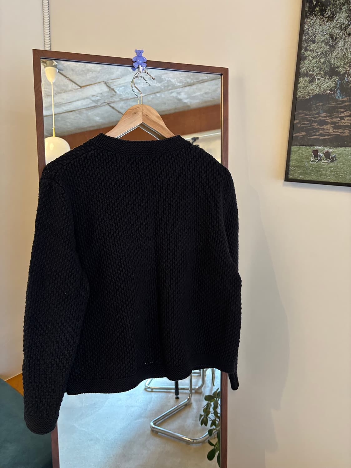 유니클로 블랙 니트 가디건 상품이미지6