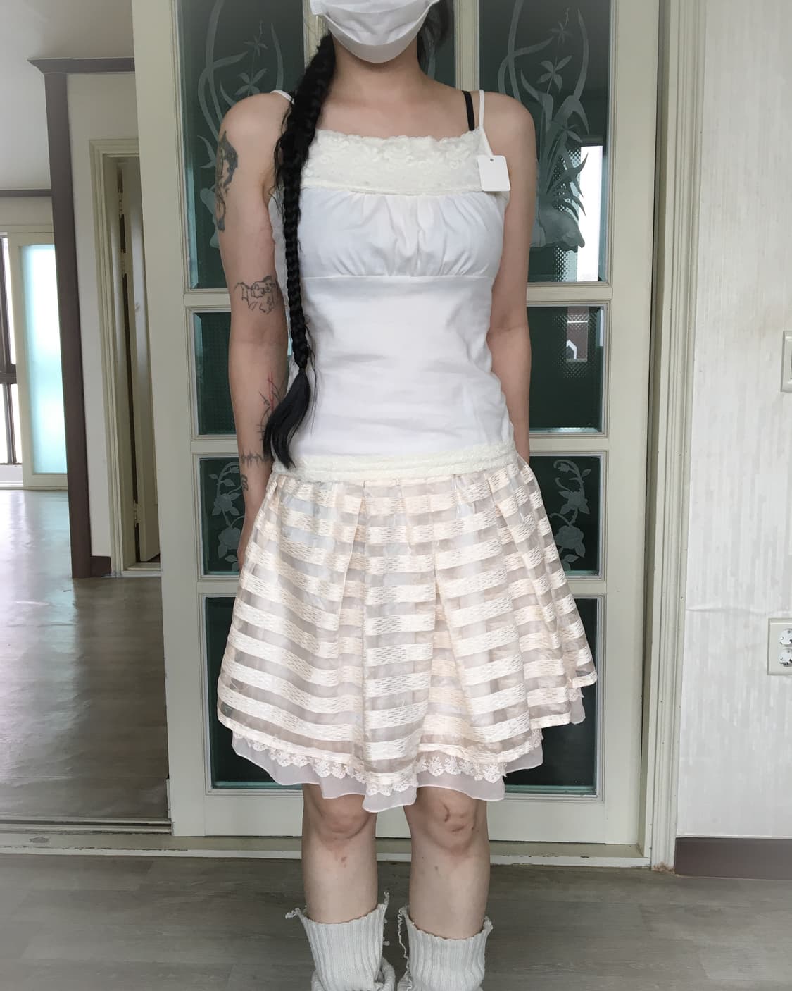 Pattern point mini skirt 상품이미지6