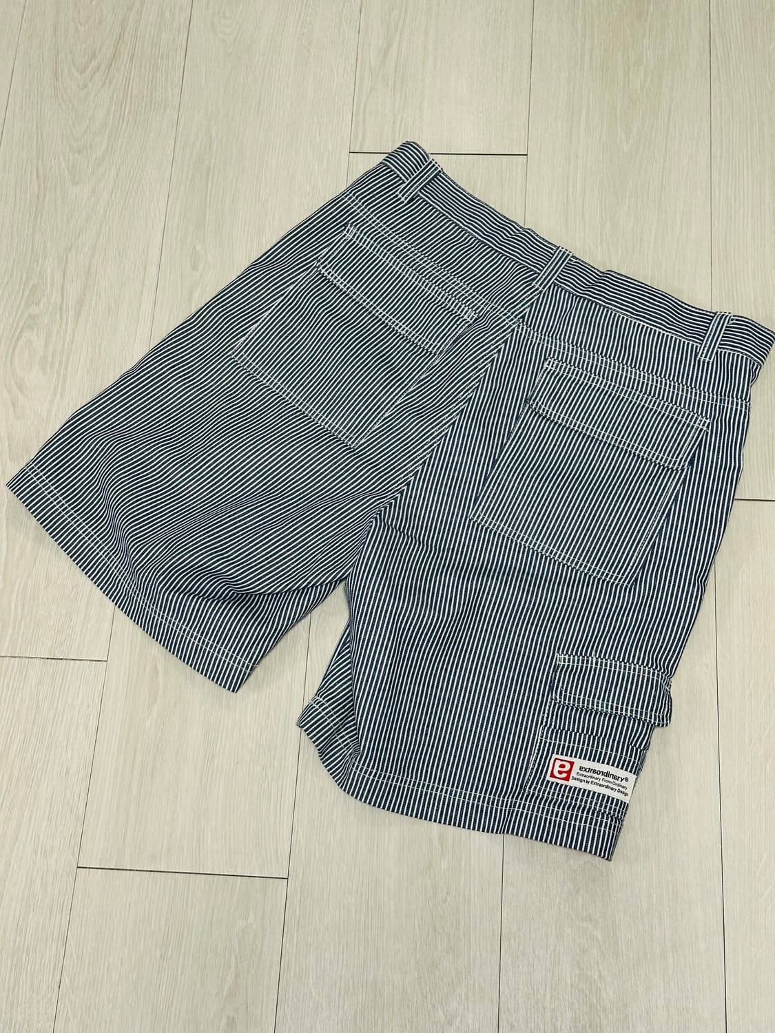 엑스트라오디너리 반바지 hickory shorts blue 상품이미지2