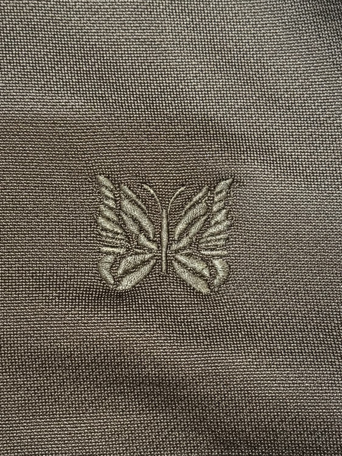 [XL] 니들스 로고 저지 후드 집업 브라운 상품이미지2