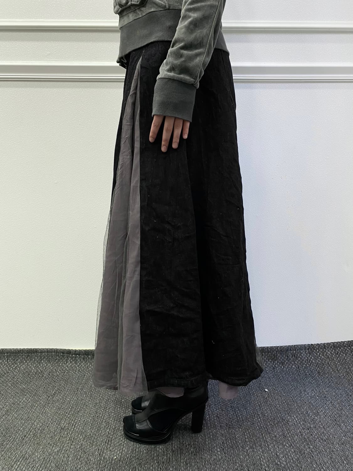  Denim Layered Skirts 상품이미지2