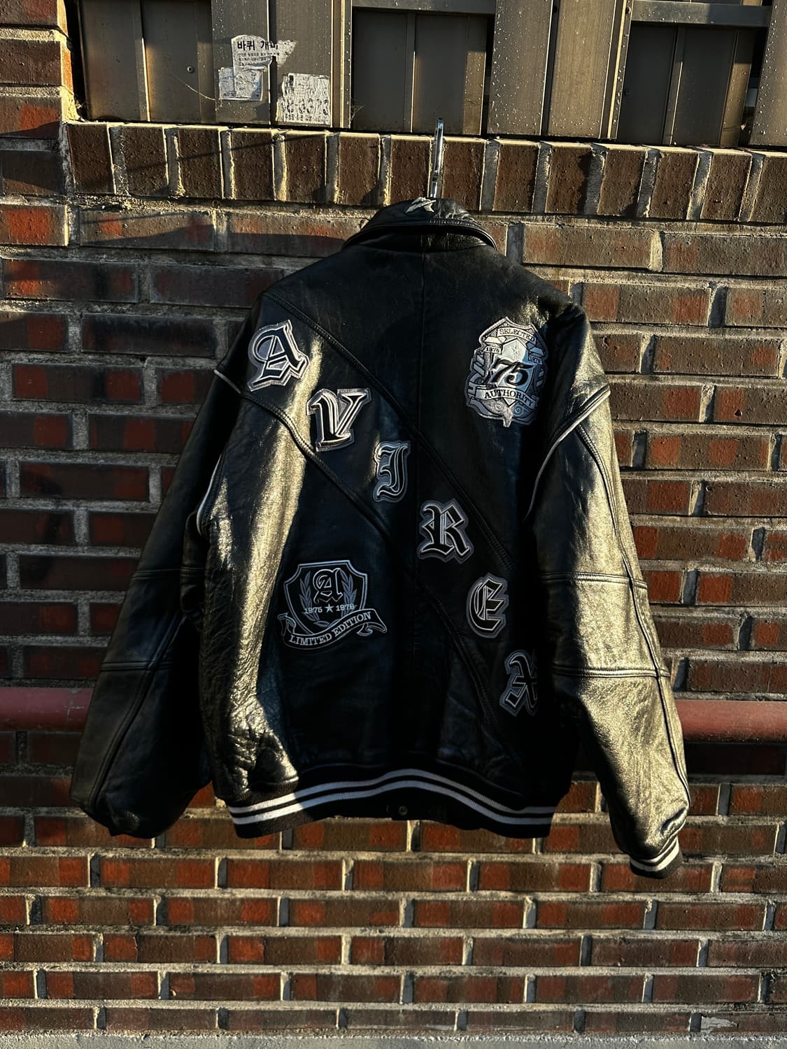 Avirex 아비렉스 75주년 레더 바시티 자켓 상품이미지2