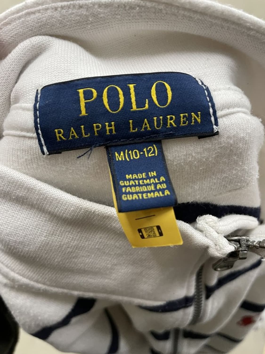 폴로 랄프로렌 스트라이프 쿼터집업 M(10-12) 상품이미지5
