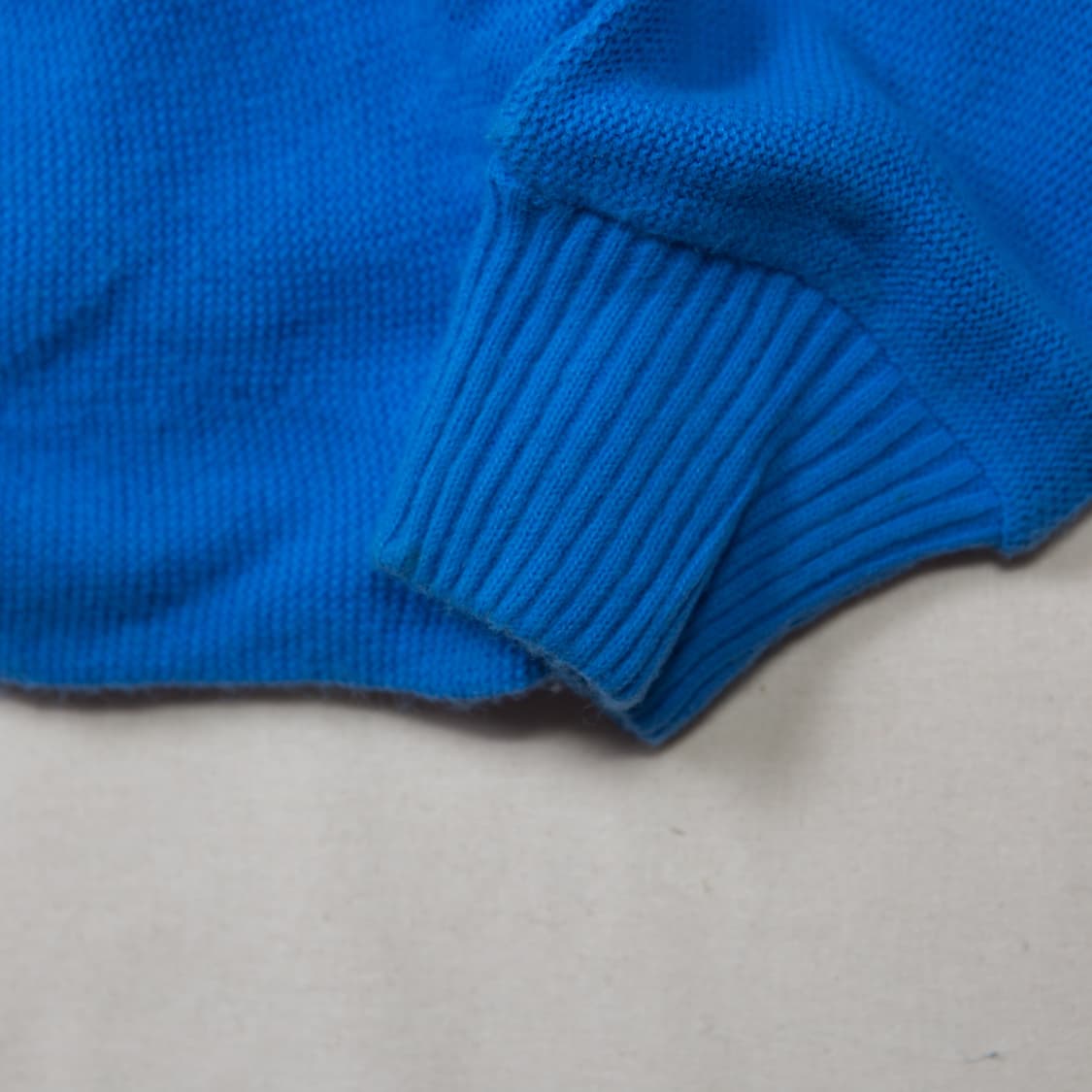 70s 버진 올른 아크릴 가디건 블루 상품이미지5