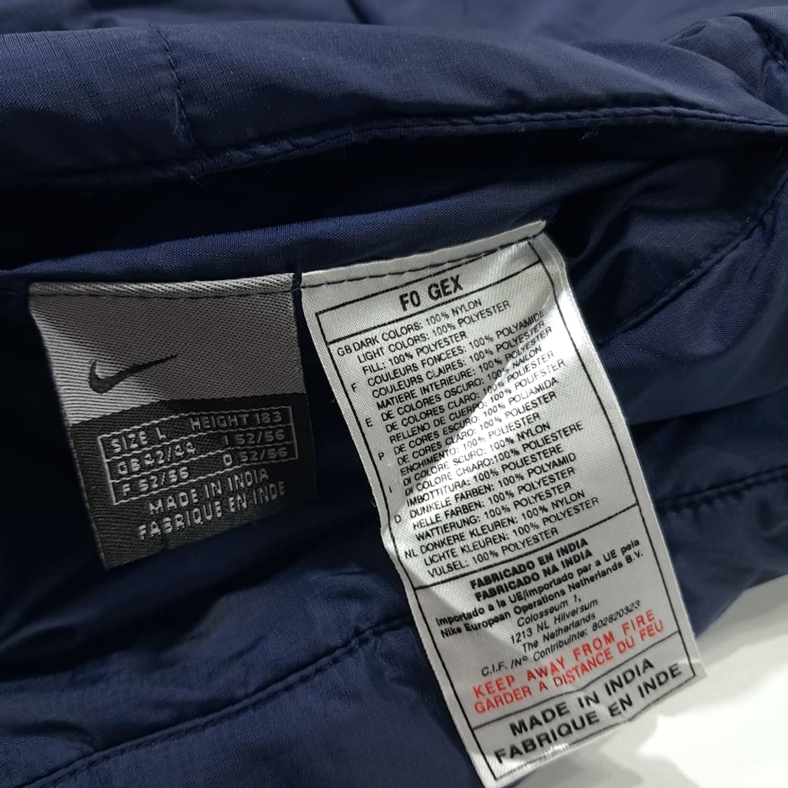 CN932 L 나이키 네이비 양면 패딩 조끼 베스트 상품이미지5