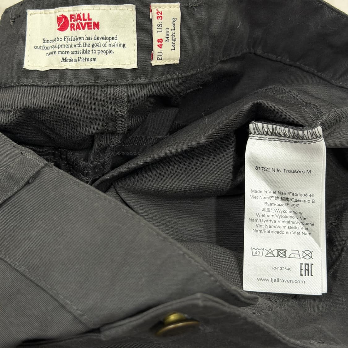 피엘라벤 닐스 트라우저 G1000 팬츠 바지 그레이 상품이미지4