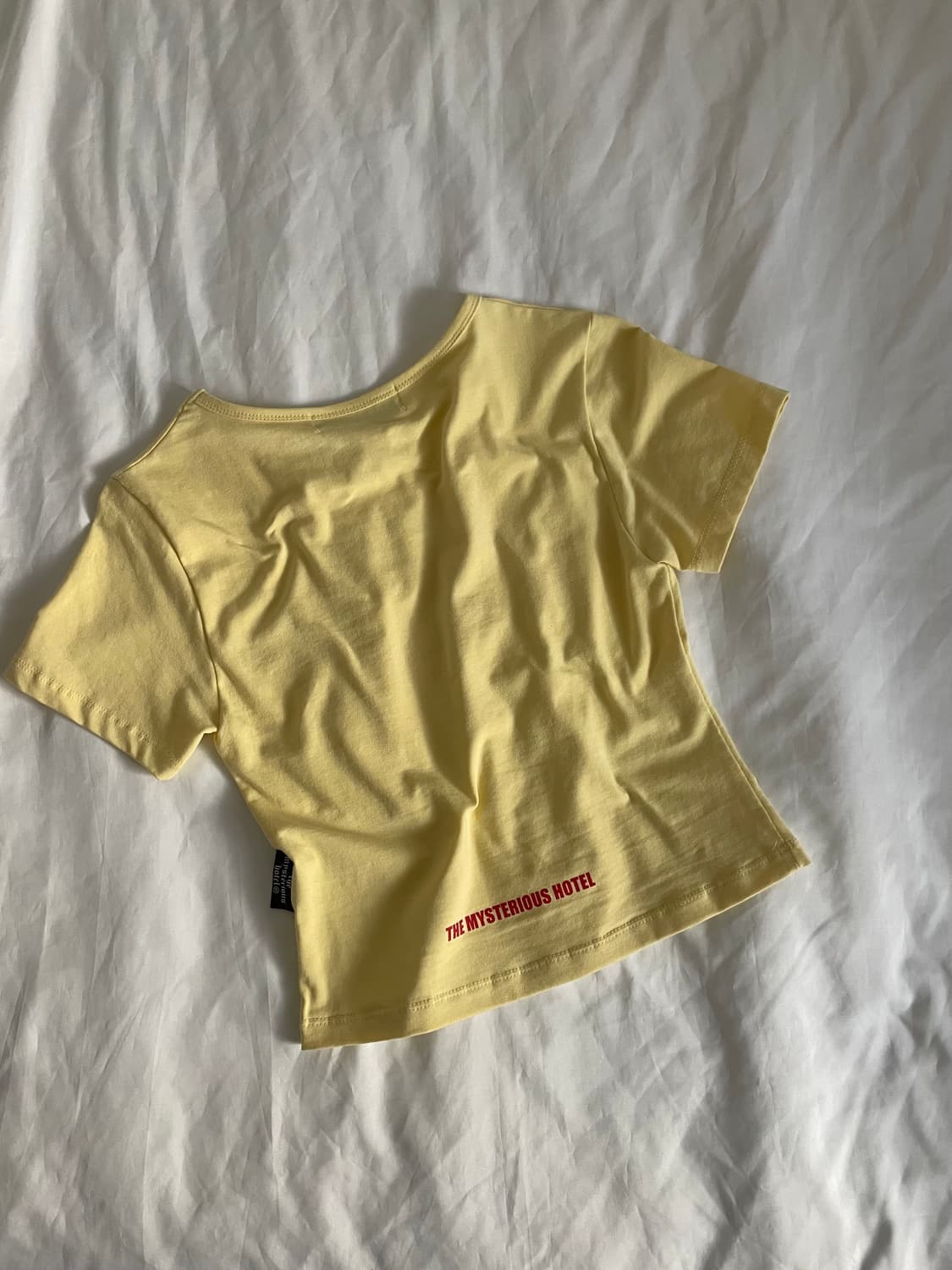 더미스테리어스호텔 H CHEESE LOGO T 옐로우 상품이미지4