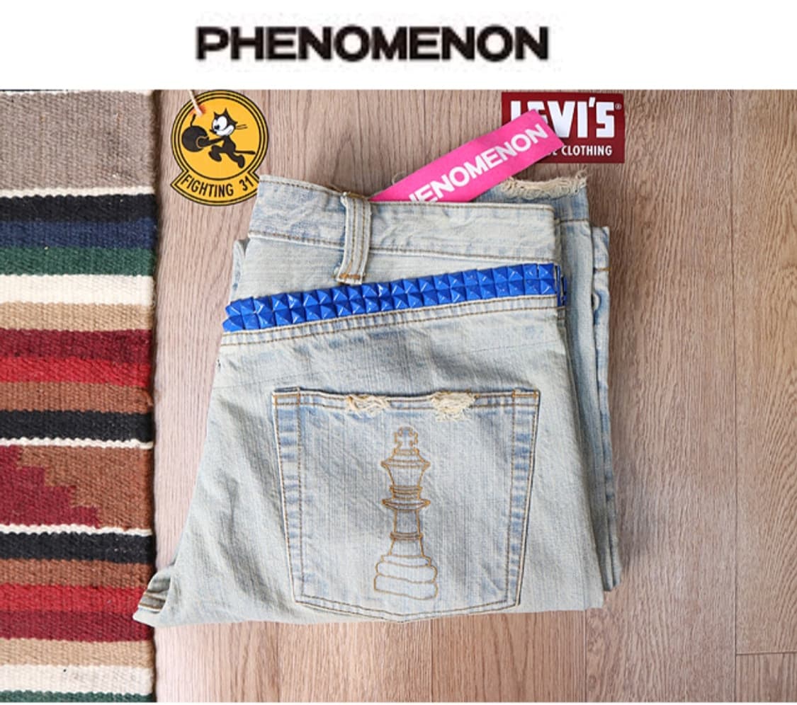 일본판 PHENOMENON 페노메논 데님팬츠
32 새제품 상품이미지1