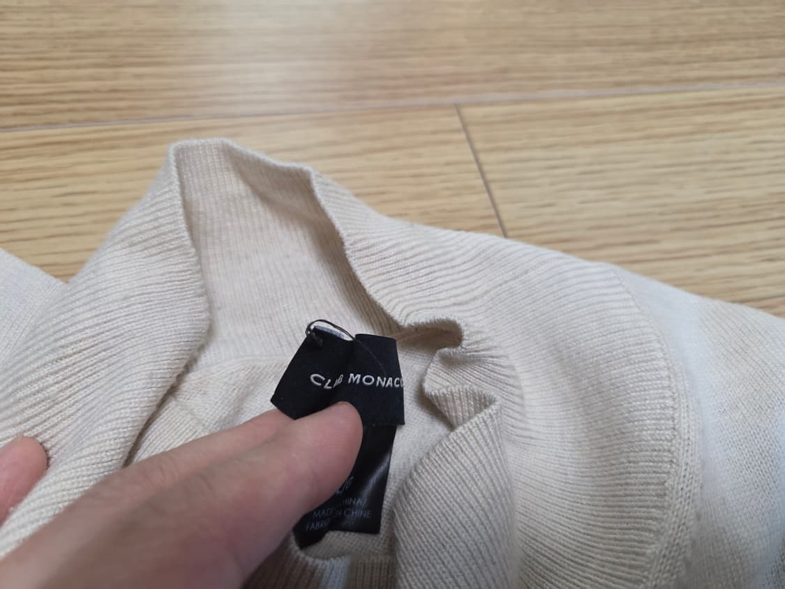 클럽 모나코 모크넥 니트  상품이미지5
