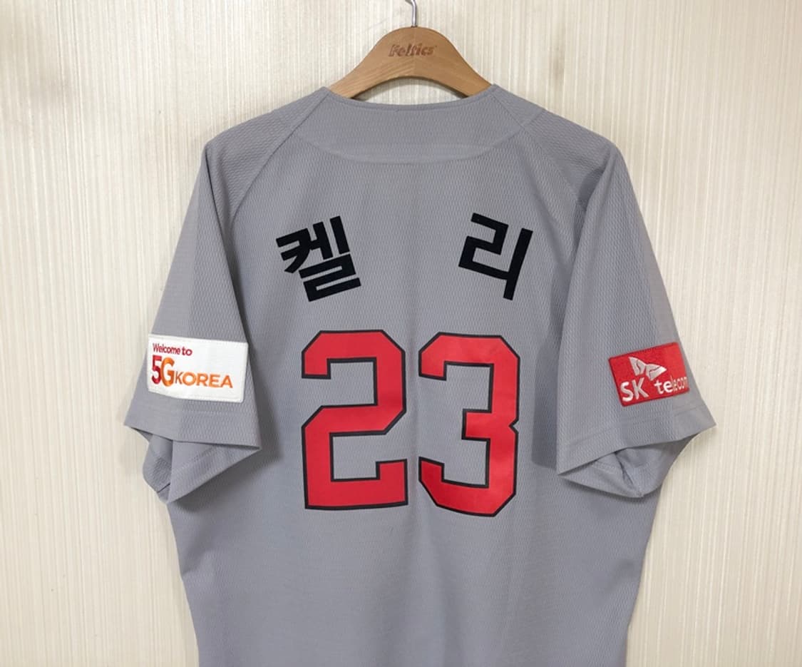 KBO SK와이번스 어센틱 홈유니폼/져지 105 #23 켈리 상품이미지9