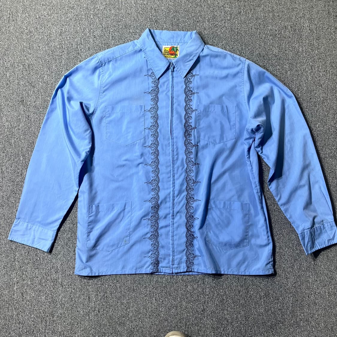 Guyabera 쿠바셔츠 하늘색(105/old-7658) 상품이미지1