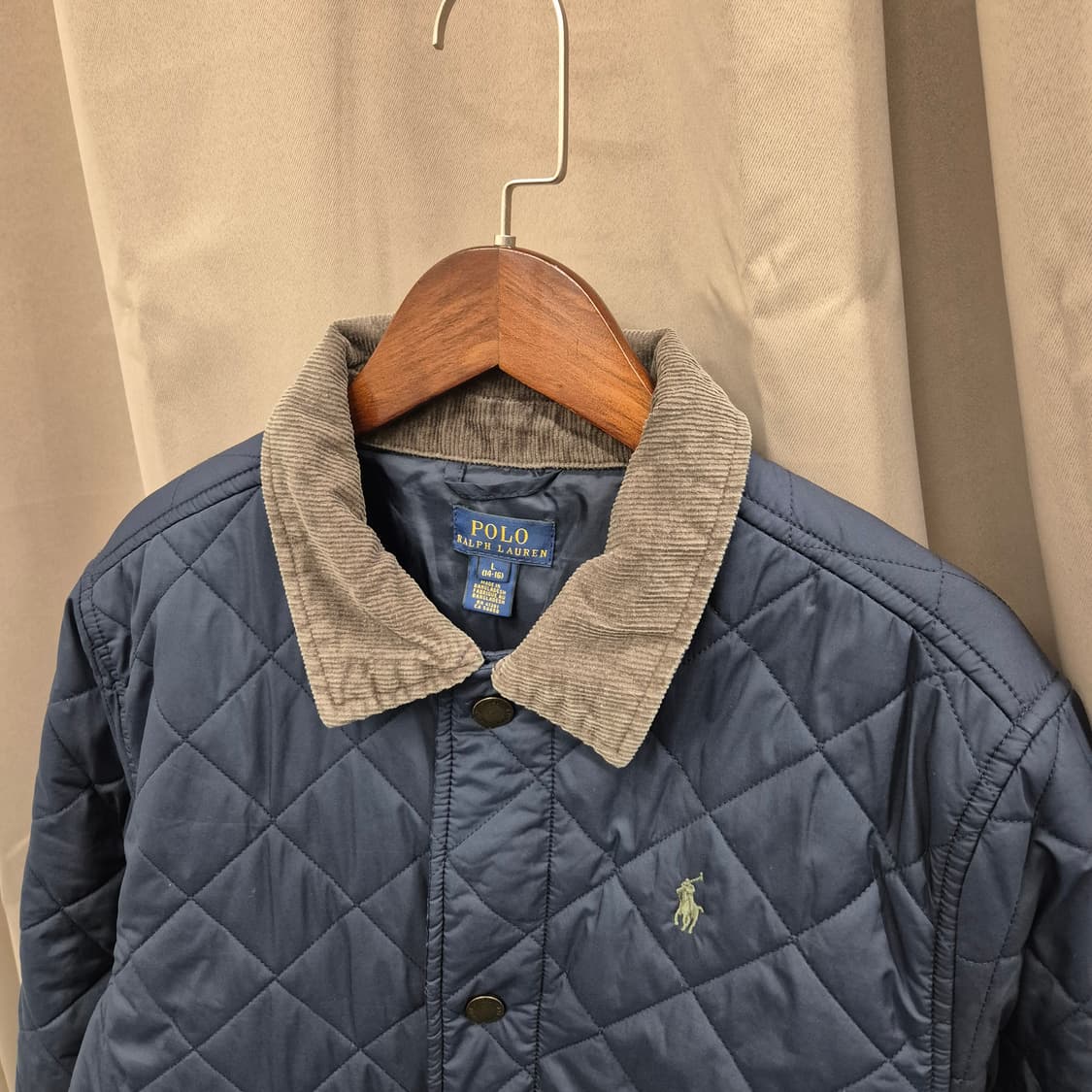 폴로 랄프로렌 코듀로이퀄팅 자켓 L(14-16) 상품이미지2