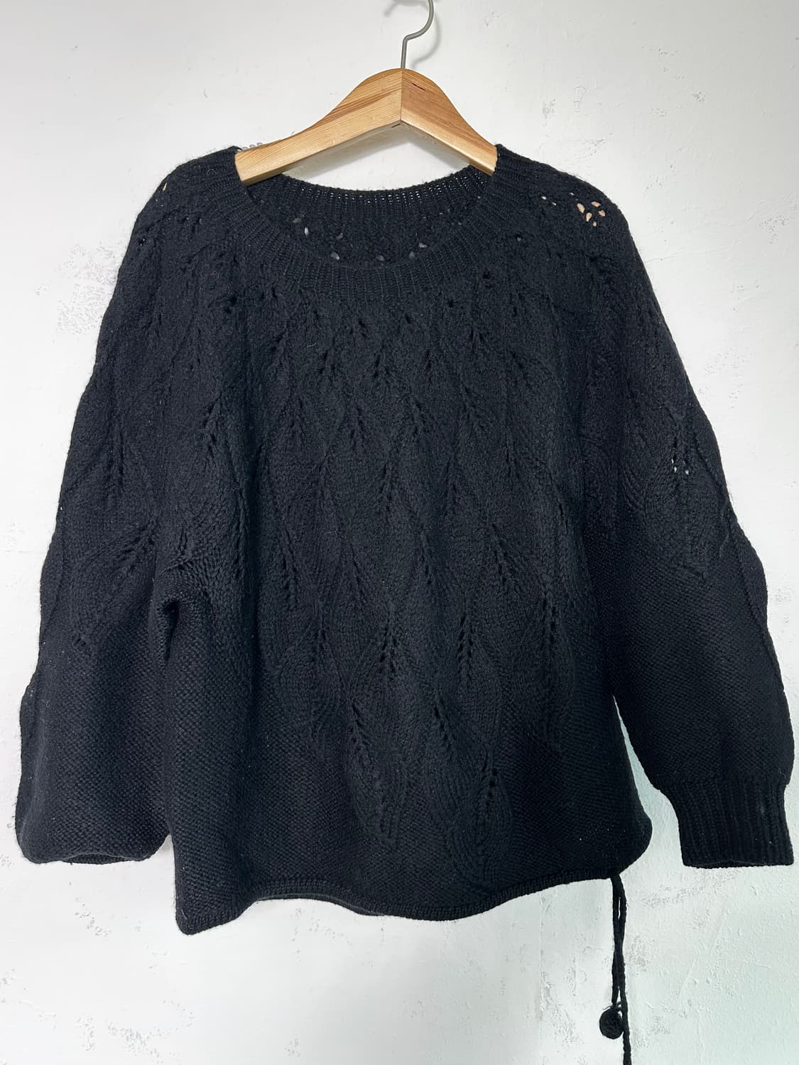 핸드메이드 블랙 니트 상품이미지6