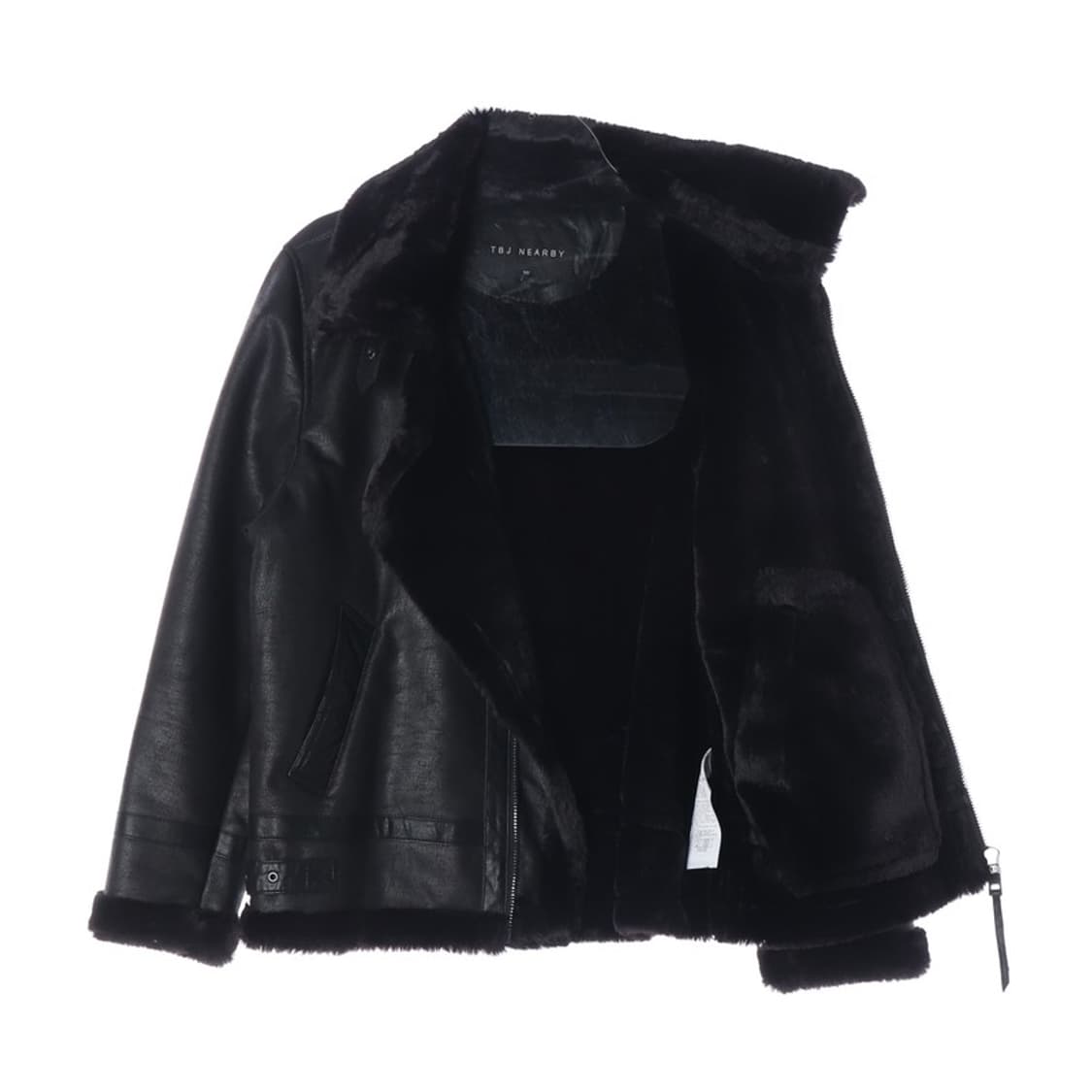 TBJ NEARBY 블랙 무스탕 자켓 L 상품이미지2