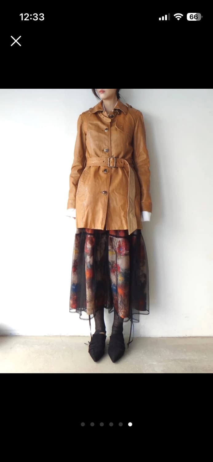 타미힐피거 레더자켓 브라운 상품이미지6