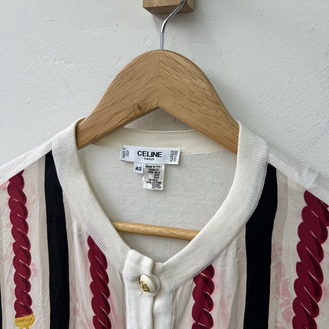 15903 - 셀린느 프린팅 버튼 가디건 상품이미지3