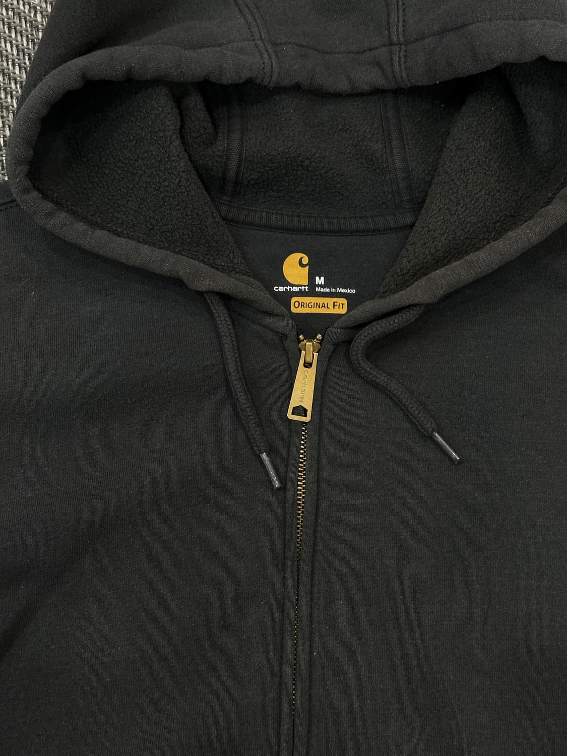 칼하트 후드집업 차콜 M 상품이미지3