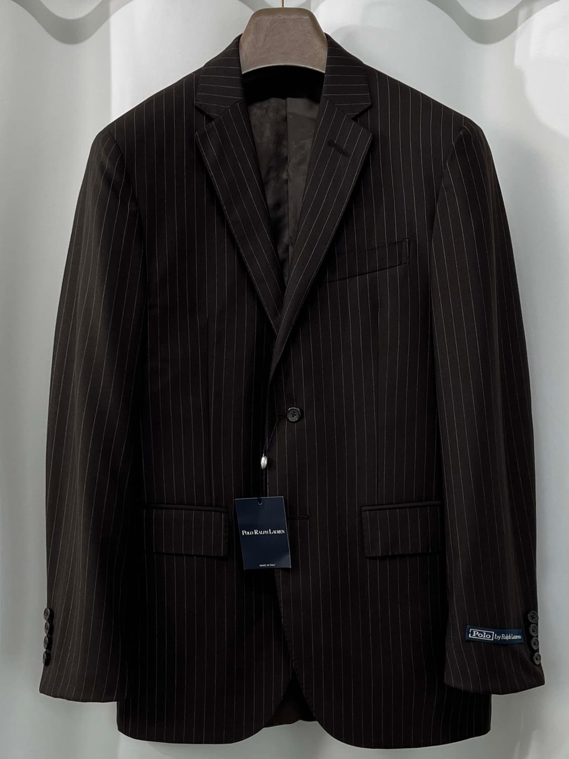 폴로 랄프로렌 꼬르넬리아니 이태리 콩그레스맨 핀스트라이프 버진울 수트자켓 상품이미지1