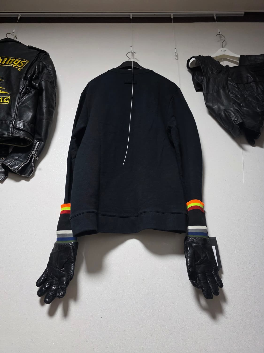 Raf simons x Sterling Ruby leather glove 상품이미지1