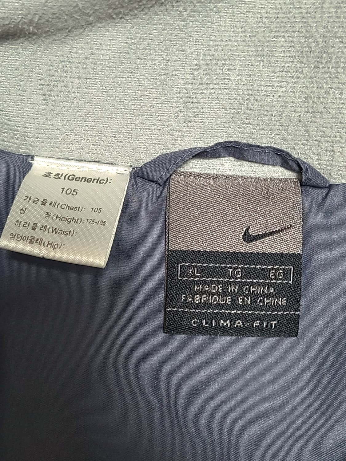 나이키  기모 후드 바람막이 XL 실측  125 상품이미지4