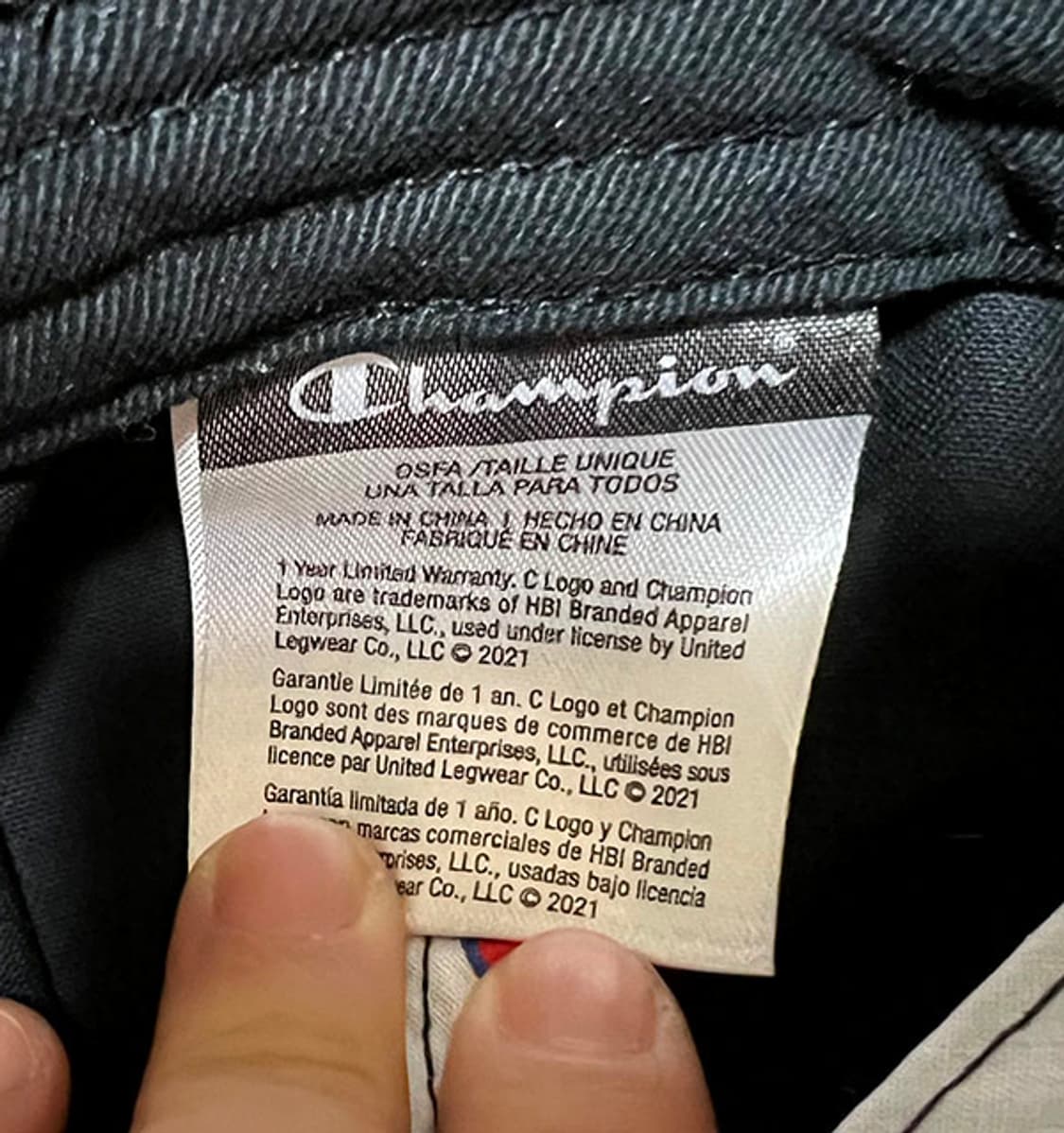 챔피온 클래식 C 로고 블랙 볼캡 캐주얼 모자 프리사이즈 남녀공용 상품이미지5