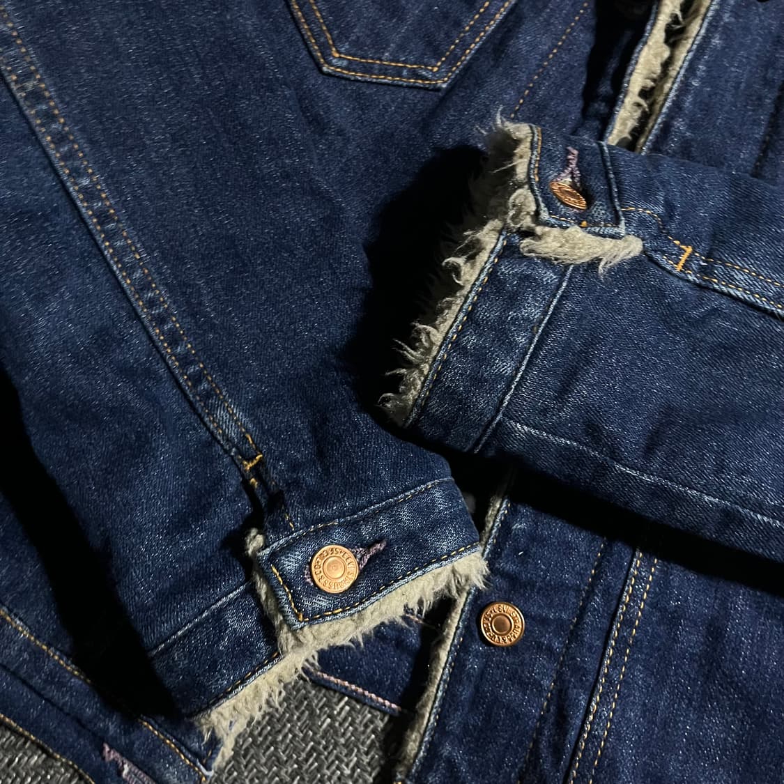 [95] LEVIS 리바이스 쉐르파 퀄팅 트러커 청자켓  상품이미지6