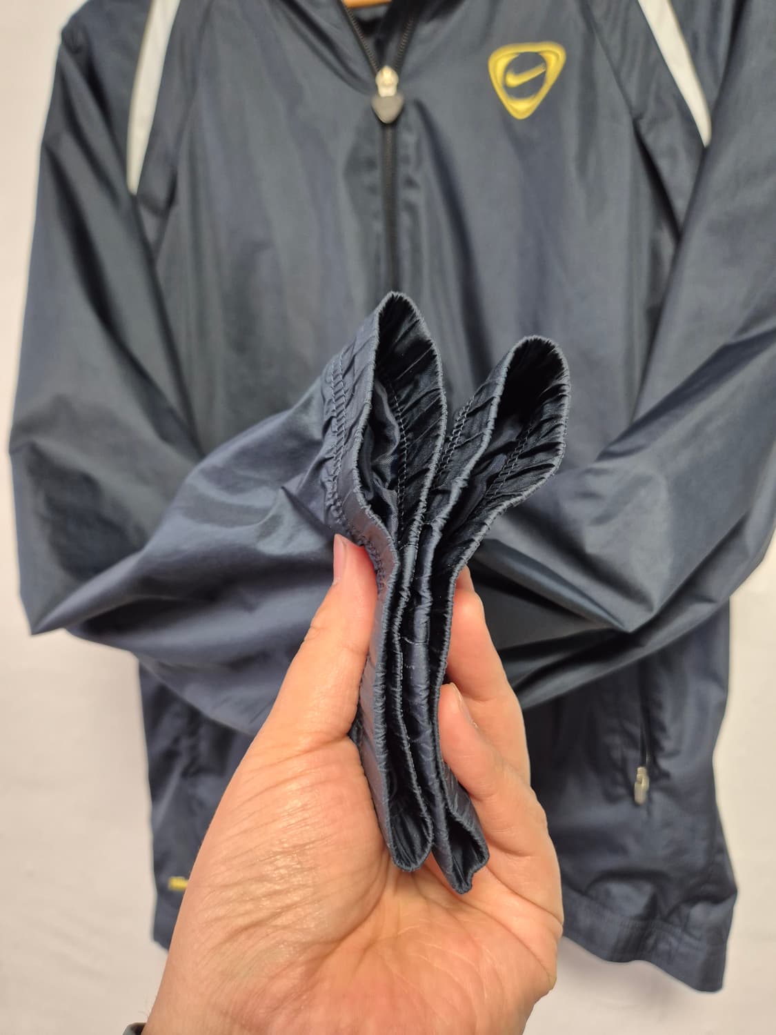 나이키 00s 윈드브레이커 네이비 나이키핏 바람막이 L사이즈 (상태A급) 상품이미지10