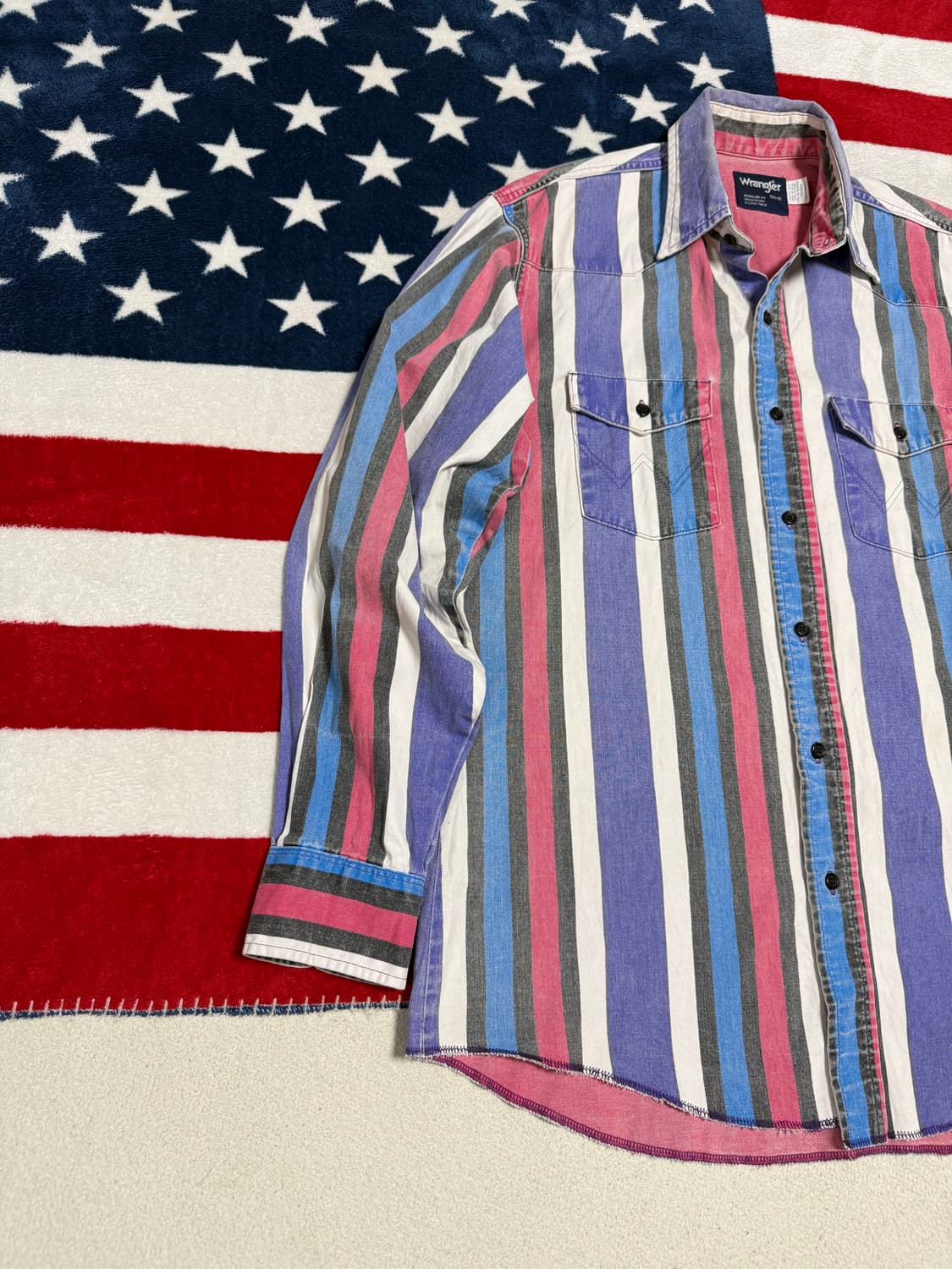 랭글러 웨스턴셔츠 90s Wrangler western shirt 빈티지 상품이미지2