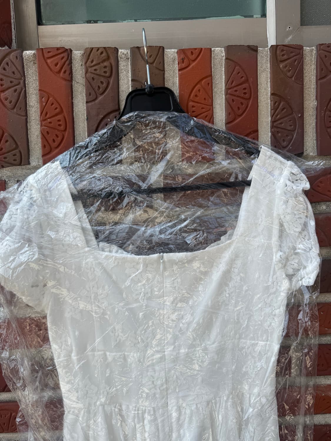 쎄무아듀 화이트 레이스 원피스 상품이미지3