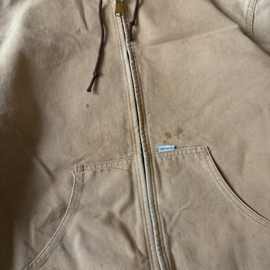 90년대 미국 생산 칼하트 jr106 베이지 액티브 자켓 상품이미지5