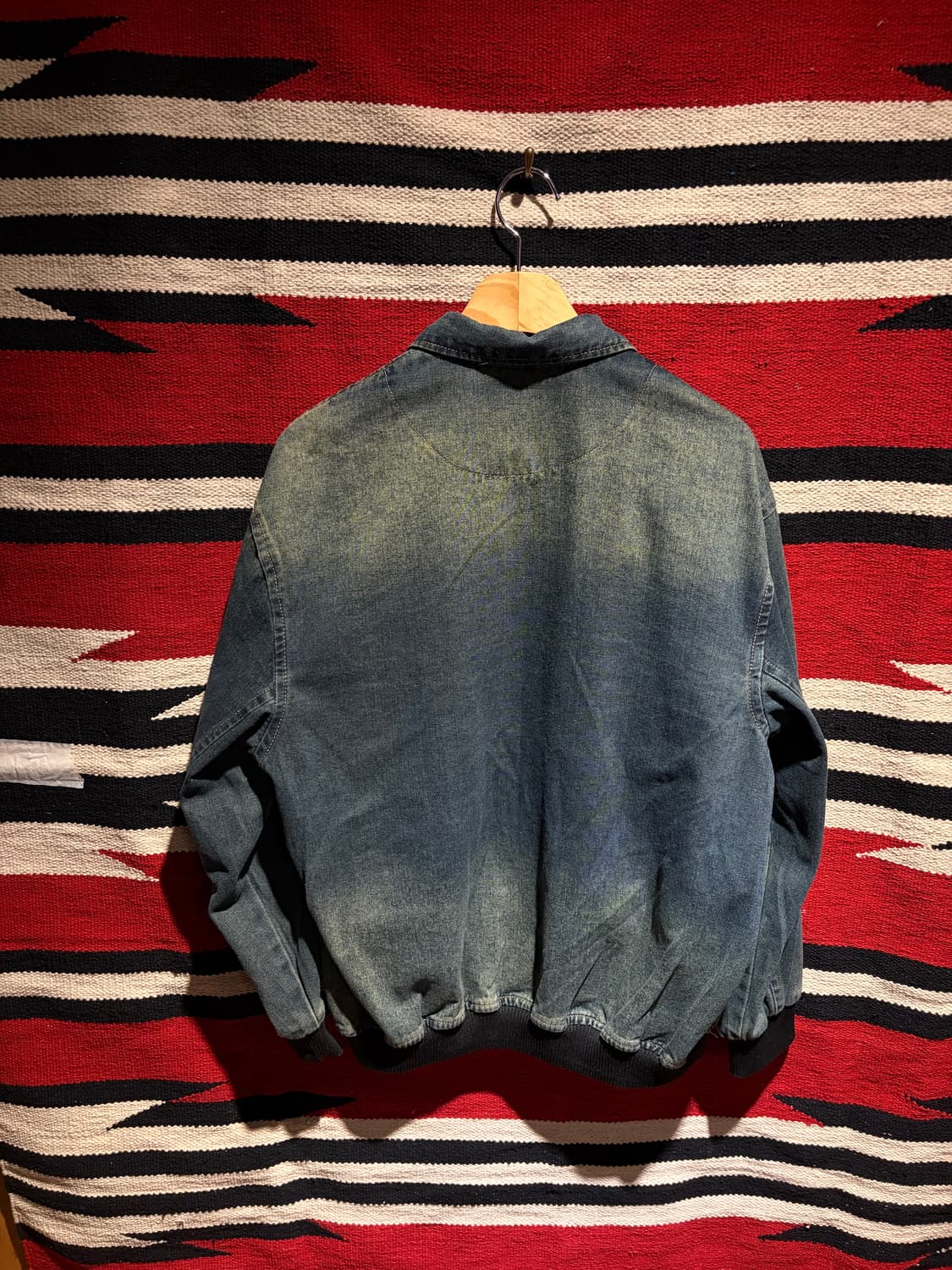 Vintage washed denim blouson / 데님 블루종점퍼 상품이미지3