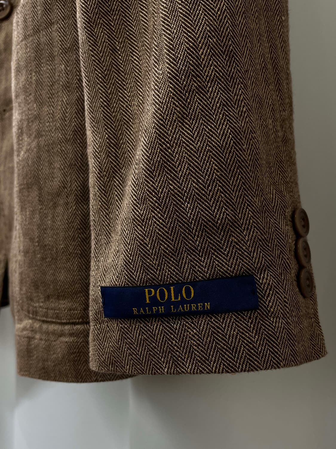 폴로 랄프로렌 클래식 헤링본 탄브라운 스포츠 코트 자켓 상품이미지9