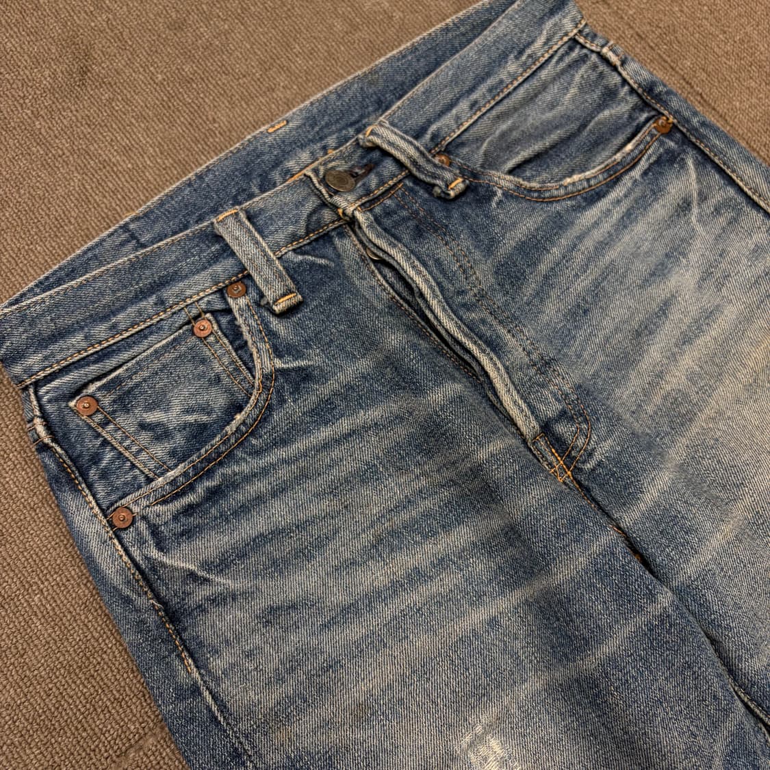 00s levis LVC 47501 빅E 셀비지 빈티지 데님 28 상품이미지2