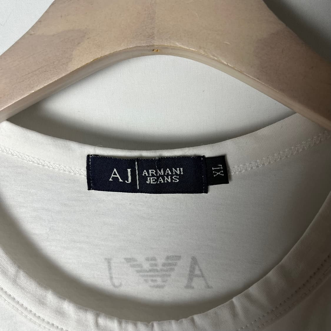 [Armani Jeans] 아르마니 입체 로고 지퍼 티셔츠 상품이미지5