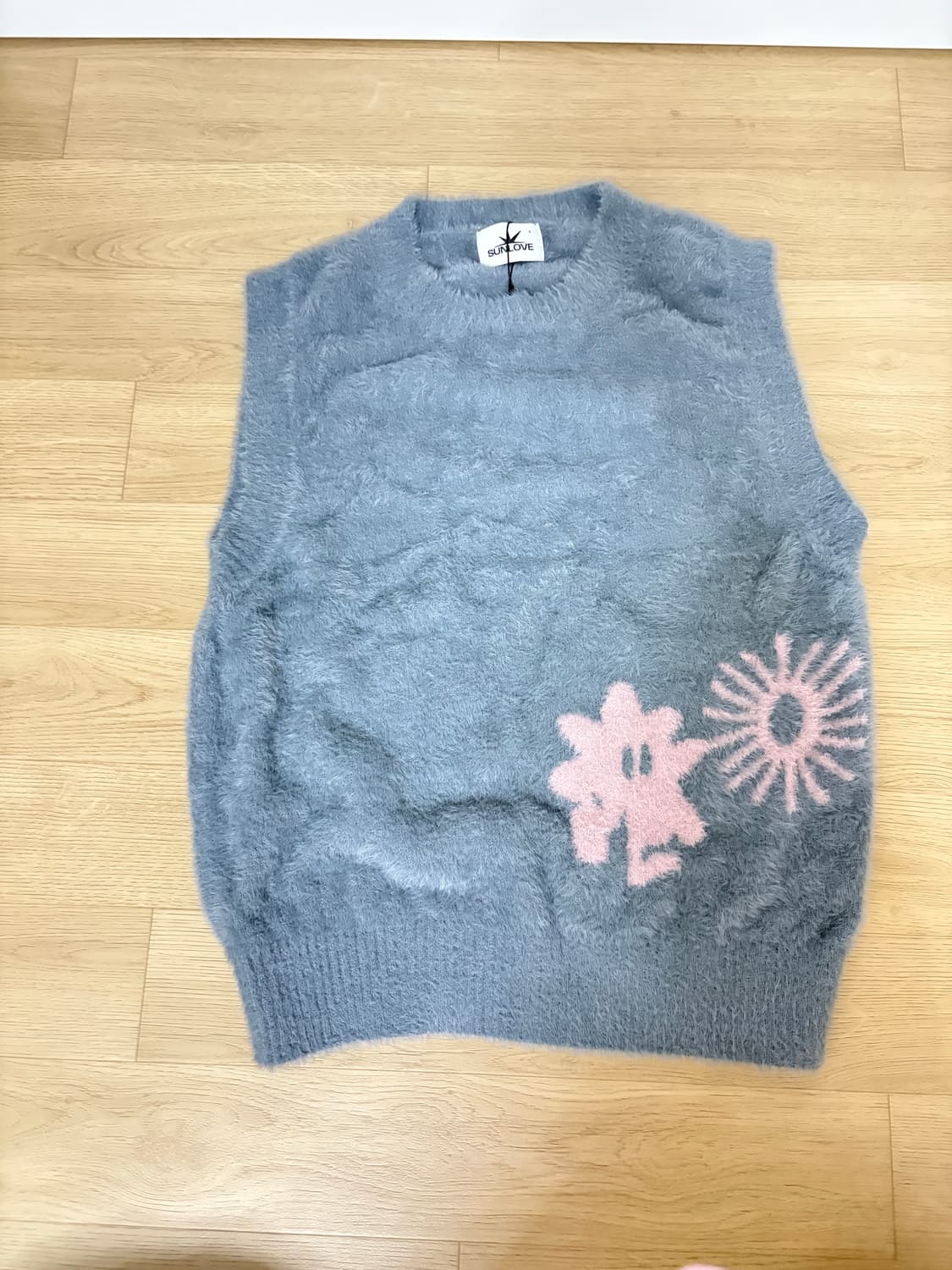 썬러브 니트베스트 그레이 상품이미지4