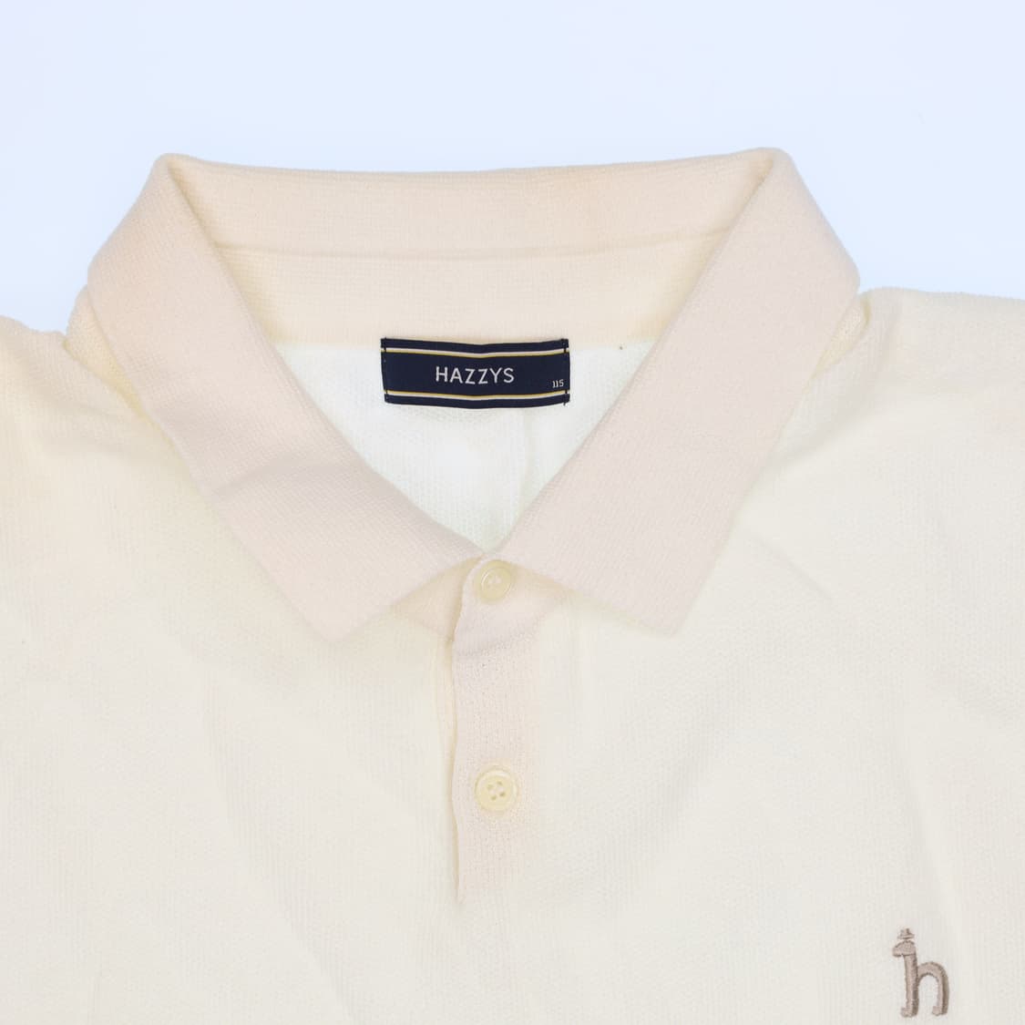 115 헤지스 반팔 카라 니트 0413M 상품이미지3