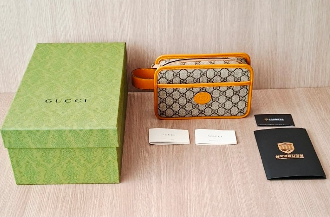 구찌 625764 인터로킹GG슈프림 캔버스 파우치백 상품이미지9