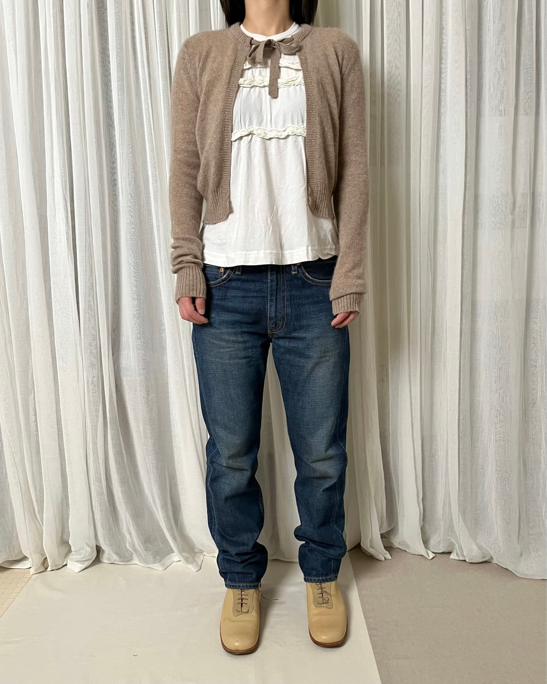 준야와타나베 테이퍼드 셀비지 데님팬츠 junya watanabe 상품이미지7