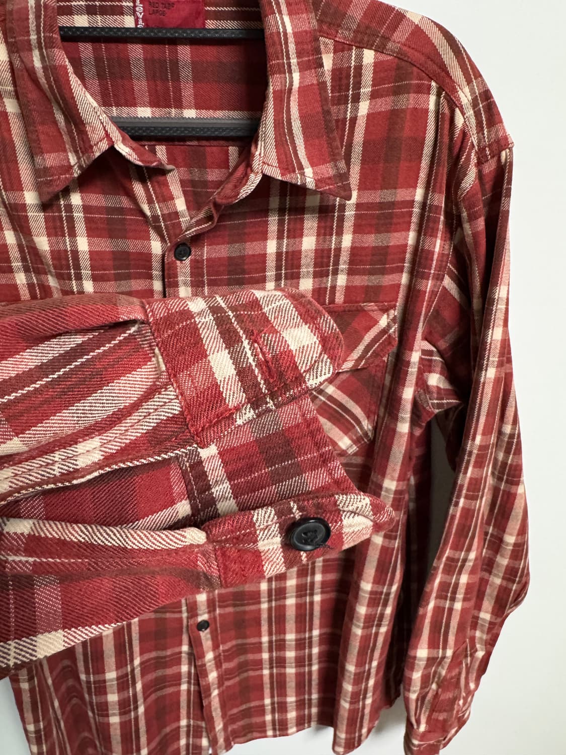 일본 리바이스 레드탭 체크 셔츠 100-105 상품이미지4