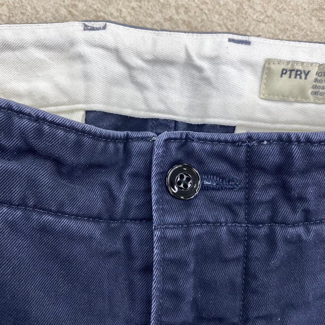 포터리 네이비 코튼 치노 팬츠 (34) 상품이미지6