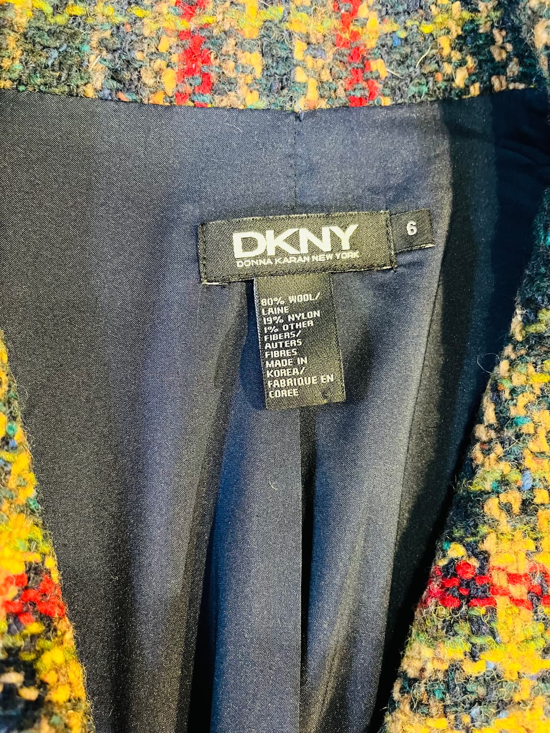 DKNY 울 트위드 자켓(한국제) 상품이미지3