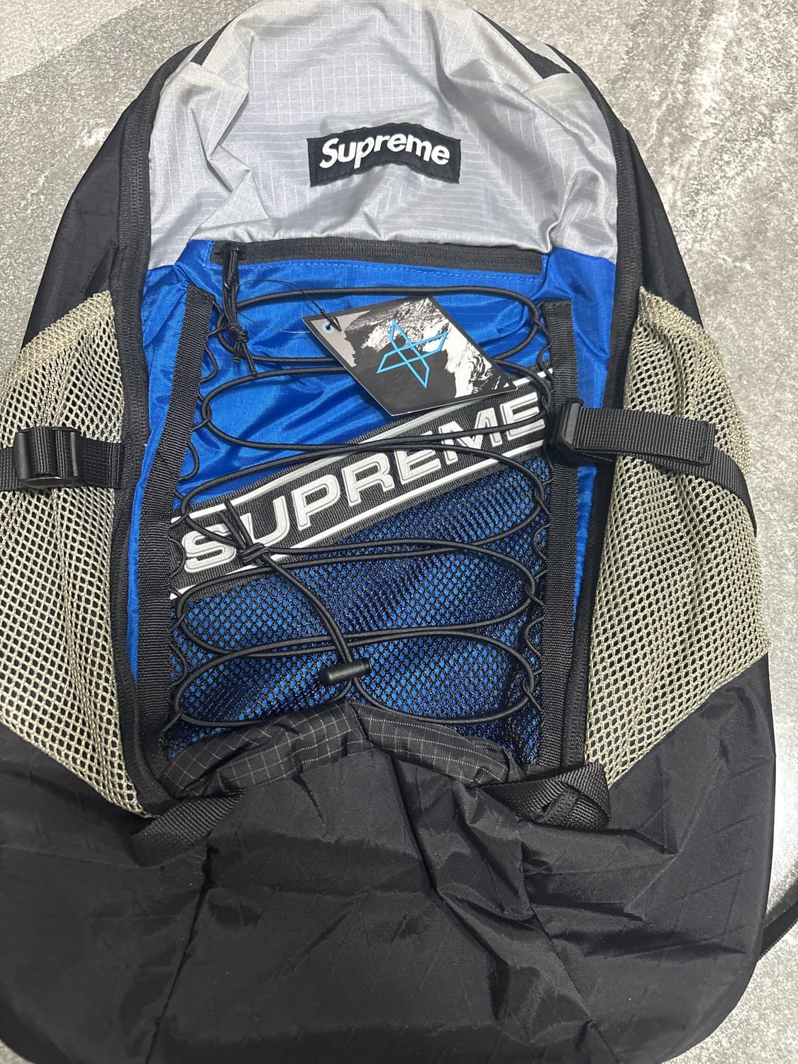 슈프림 23fw 백팩 블루 상품이미지2