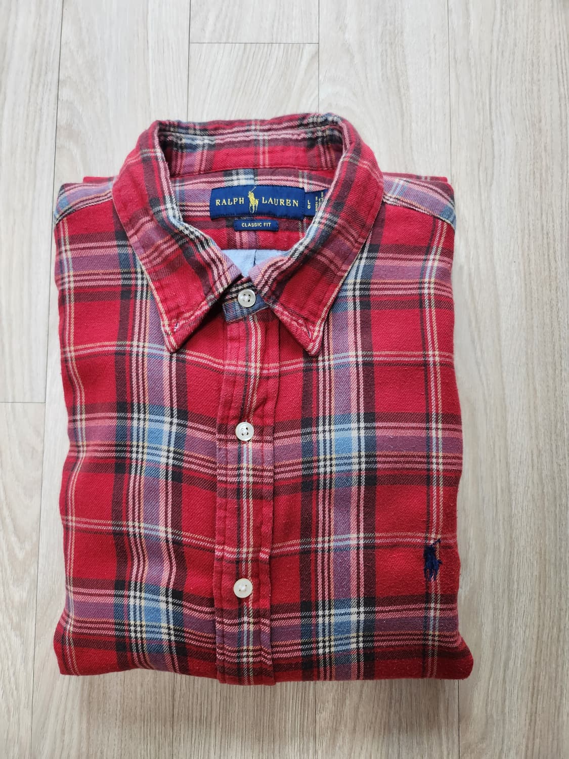 폴로랄프로렌 체크셔츠 (L 상품이미지4