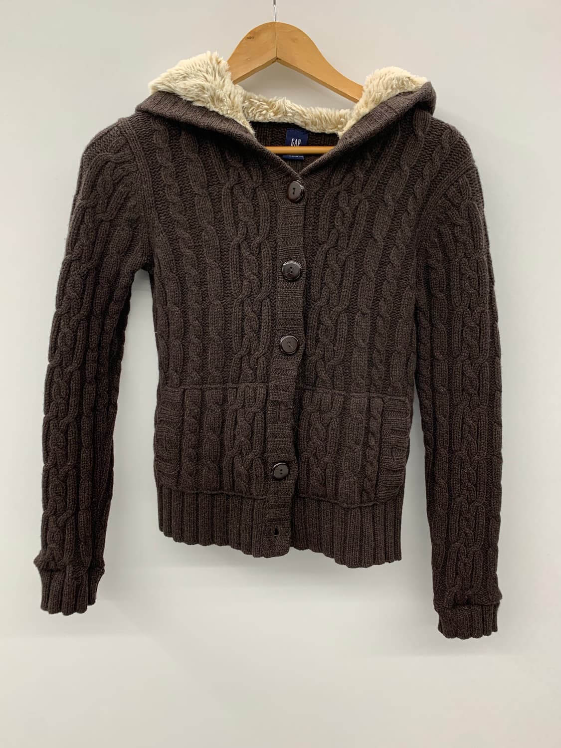 Gap 퍼 후드 가디건 상품이미지4