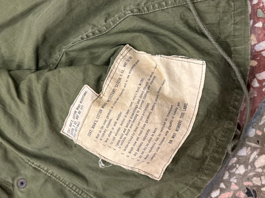 오리지널 M-51 Field Jacket (XS) 상품이미지5