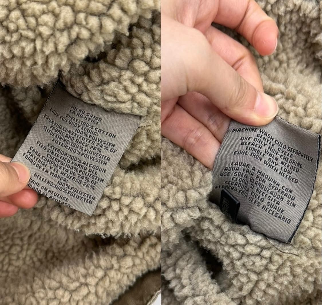 00s 리바이스 기모 밀리터리자켓 베이지 (L~XL) 상품이미지10