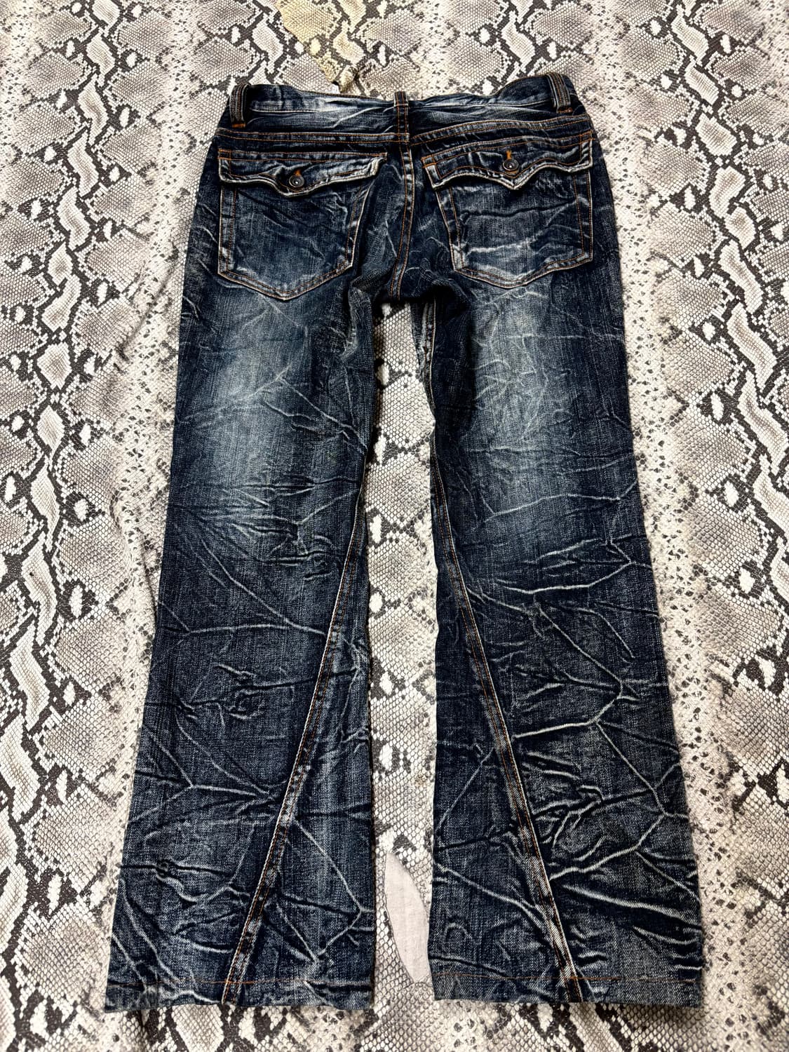 “Nylaus” 00’s Design Crack Washed Boots- 상품이미지6
