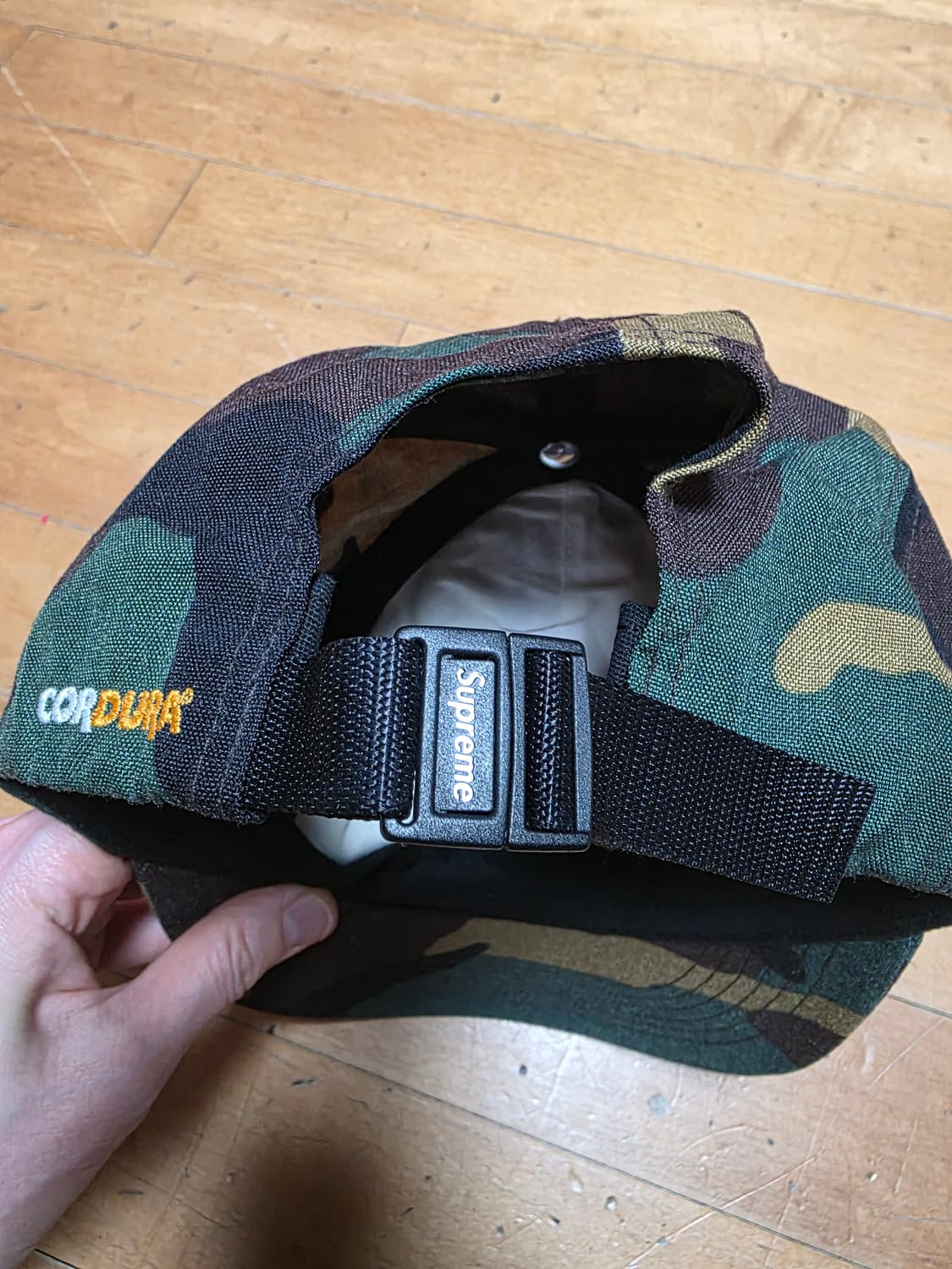 슈프림 코듀라 스몰로고 캡 상품이미지2