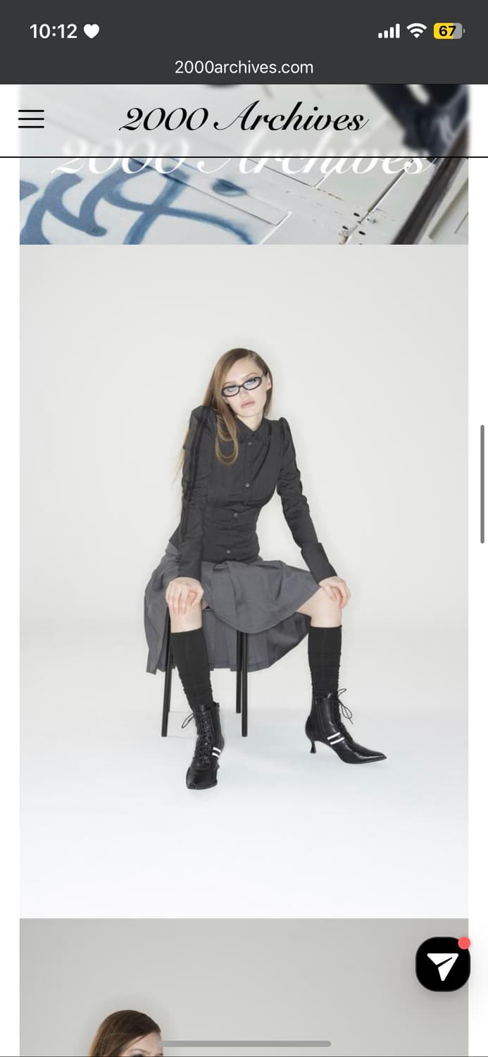 2000archives SPORTY CORP BOOTS (BLACK) 상품이미지2